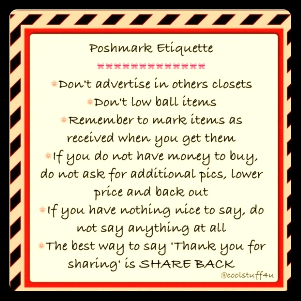 Posh Etiquette 🤭😉